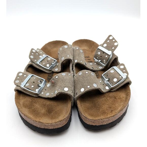 Birkenstock Arizona Rivets Studded Slide Sandals Unisex Size US W7/M5 EU38 - Picture 2 of 15